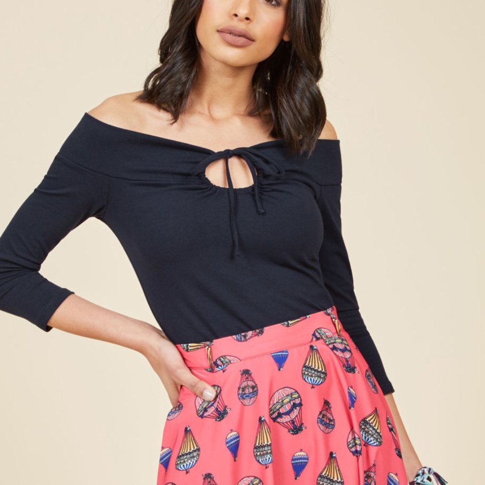 Modcloth Treasured and Timeless Knit Top in L